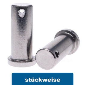 260009-П29 Steckbolzen für Befestigung Türfangband Türstopper Türsteller Türband Türanschlag GAZ-M21 Wolga. Door check strap clevis pin for tetaining GAS 24/2410 Volga. Палец крепления рычага ограничителя задней двери ГАЗ 24/2410 Волга.