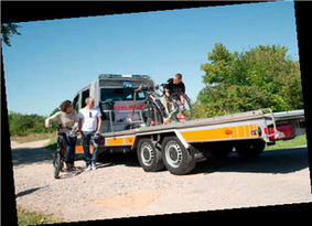 Pick-Up Service bei Dreirad Unfall