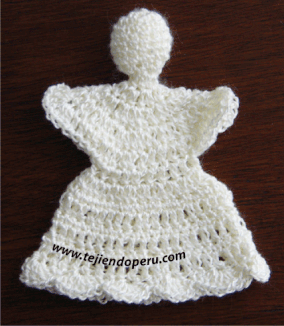 Cómo tejer un angel a crochet