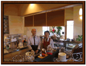 CafeMs'開店間もないころ、1８年前