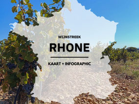 Rhone wijngebied Kaart