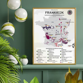 Gerelateerde producten wijnposter Frankrijk