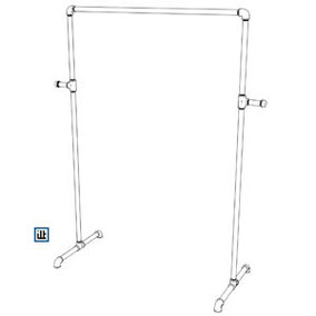 Rohrmöbel Bauplan - Kleiderständer No.1