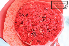 ディズニー　プロポーズ　１０８本　赤薔薇　プリザーブドフラワー　花束　ミラコスタ  オーダーフラワー  シュシュ　chouchou