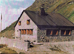 La cabane qui fut emportée par l'avalanche