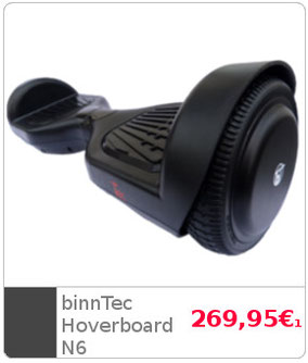 Hoverboard binnTec Patent i5 i 5 Qualität Scooter schwarz
