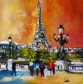 "Pont Alexandre III" - 50x50 