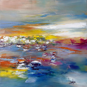 "Deci-delà II" - 50x50