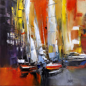 "Haut les voiles" - 50x50