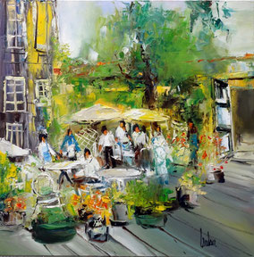 "Carré vert" - 60x60 - vendue
