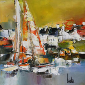 "L'échappée" - 30x30 