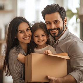 familia intentando representar la importancia de la relacion con los clientes