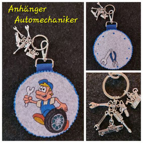 Anhänger/Schlüsselanhänger/Taschenanhänger/Accessoires/Geschenke/personalisierter Schlüsselanhänger-Automechaniker