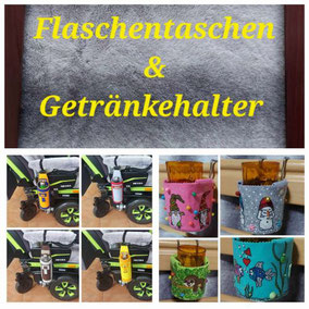 Flaschentaschen & Getränkehalter aus Filz