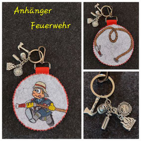Schlüsselanhänger/Taschenanhänger/Anhänger-Feuerwehr