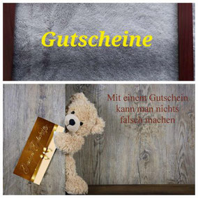 Gutscheine für Geschenke aller Art.