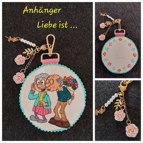 Schlüsselanhänger/Taschenanhänger/Anhänger-zum Hochzeitstag