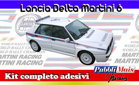 lancia delta martini 5 sticker livrea sponsor scritte world rally champion adesivi kit shop evo