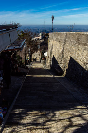 Repubblica di San Marino: Salita alla Prima Rocca