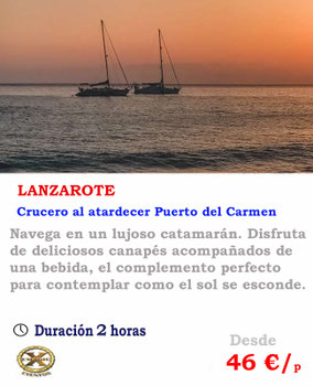 paseos en barco lanzarote