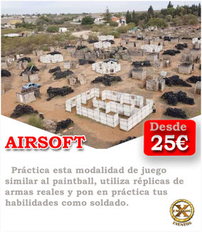 Jugar al paintball en Jerez