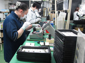 オリテック生産部門のMT検査