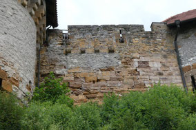 Innenzwingerwand Süd, Burg Hohenrechberg - Voruntersuchung, LPH 1-8