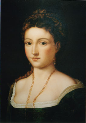 Kopie eines Ausschnitts von Tizian "La Bella"