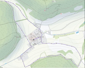 Streckenkarte der 4 km Strecke