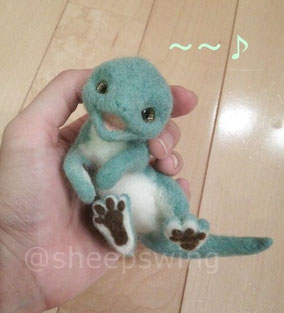 羊毛フェルト　ドラゴン