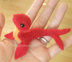 羊毛フェルト 金魚 金魚龍 ドラゴン