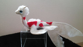 羊毛フェルト　ドラゴン　金魚　コメット