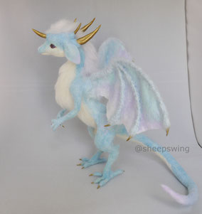 羊毛フェルト オーダー ドラゴン 竜