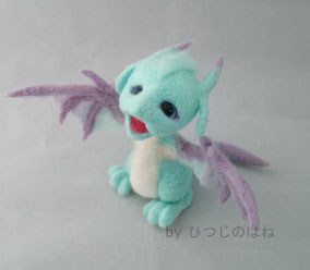 羊毛フェルト 100均 ドラゴン キット
