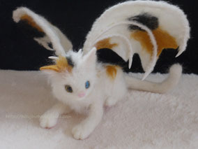 羊毛フェルト ねこ ドラゴン デザフェス