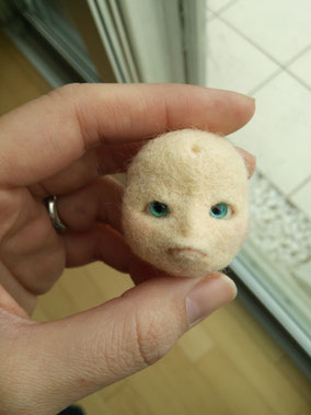 羊毛フェルト 創作節分鬼 鬼 人形