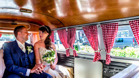 Volkswagenbusje Vintage Trouwauto