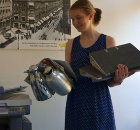 * tatsächlich hat Felicitas NIE Kaffe gekocht, Akten geschleppt oder den Kopierer bedient. Sondern sie hat einen ganz hervorragenden Job gemacht bei unserer Innenstadtkartierung, schlau und mit viel Übersicht!