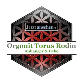 Verschiedene Orgonit Torus Rodin Anhänger