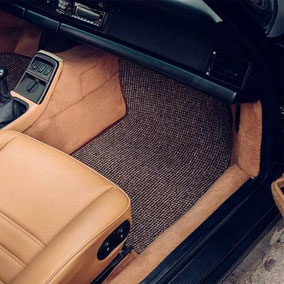 Porsche 911 Aircooled Luftgekühlt Watercooled Fußmatten Floor Mats 356, 924, 944 und 2.7, 3.0SC, 3.2, 964, 993, 996, 997, 991, 992, Macan, Cayenne, Panamera, Boxster Cayman