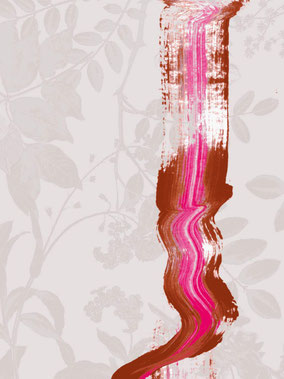 design Wallpaper - trend wallpaper - brush stroke - MADEMOISELLE CAMILLE - Kolorat -Head of Color