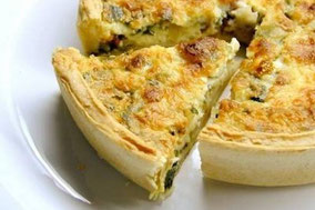 Quiche met zalm