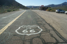 Route 66 zwischen Kingman und Parker