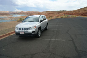 Auf dem Lakeside Drive am Lake Powell