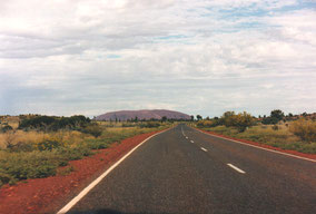 Auf dem Weg zum Ayers Rock