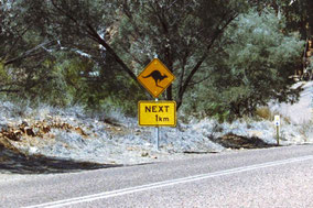 Schild am Namatjira Drive