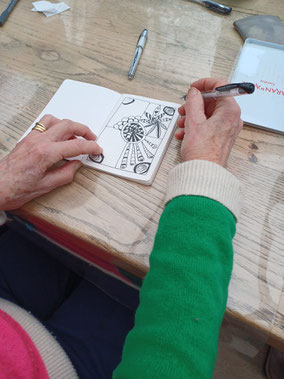 Zentangle by Brigitte