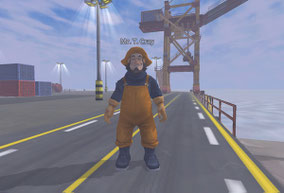 Pier 13 mit Herr Cray