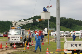 茨城県総合防災訓練参加時