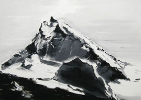 Dent Blanche 75x105cm oil on canvas 2010 (Private collection Shanghai China)